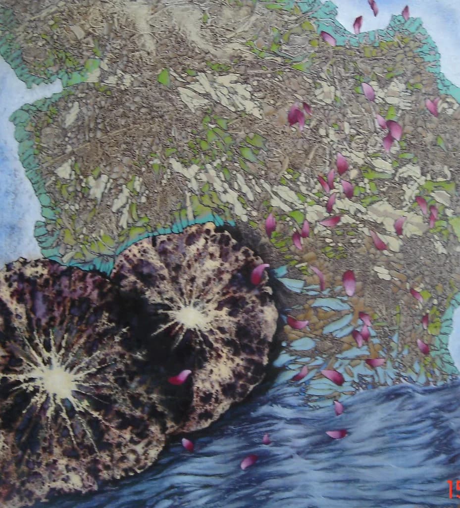 verdervende lotusbloemen by Li-jia Fan